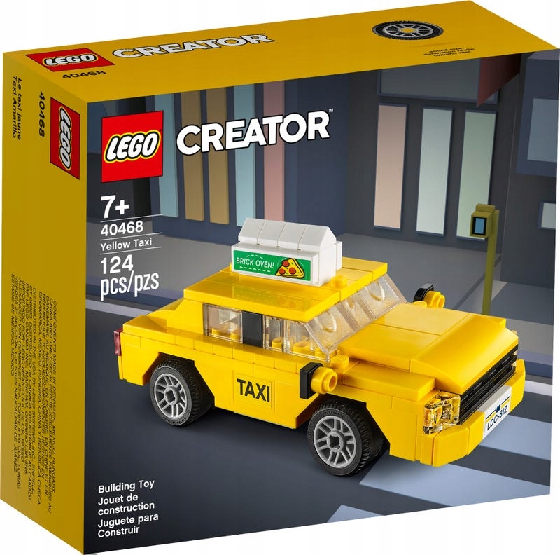 LEGO Creator 3 w 1 40468 Żółta taksówka 124 el.