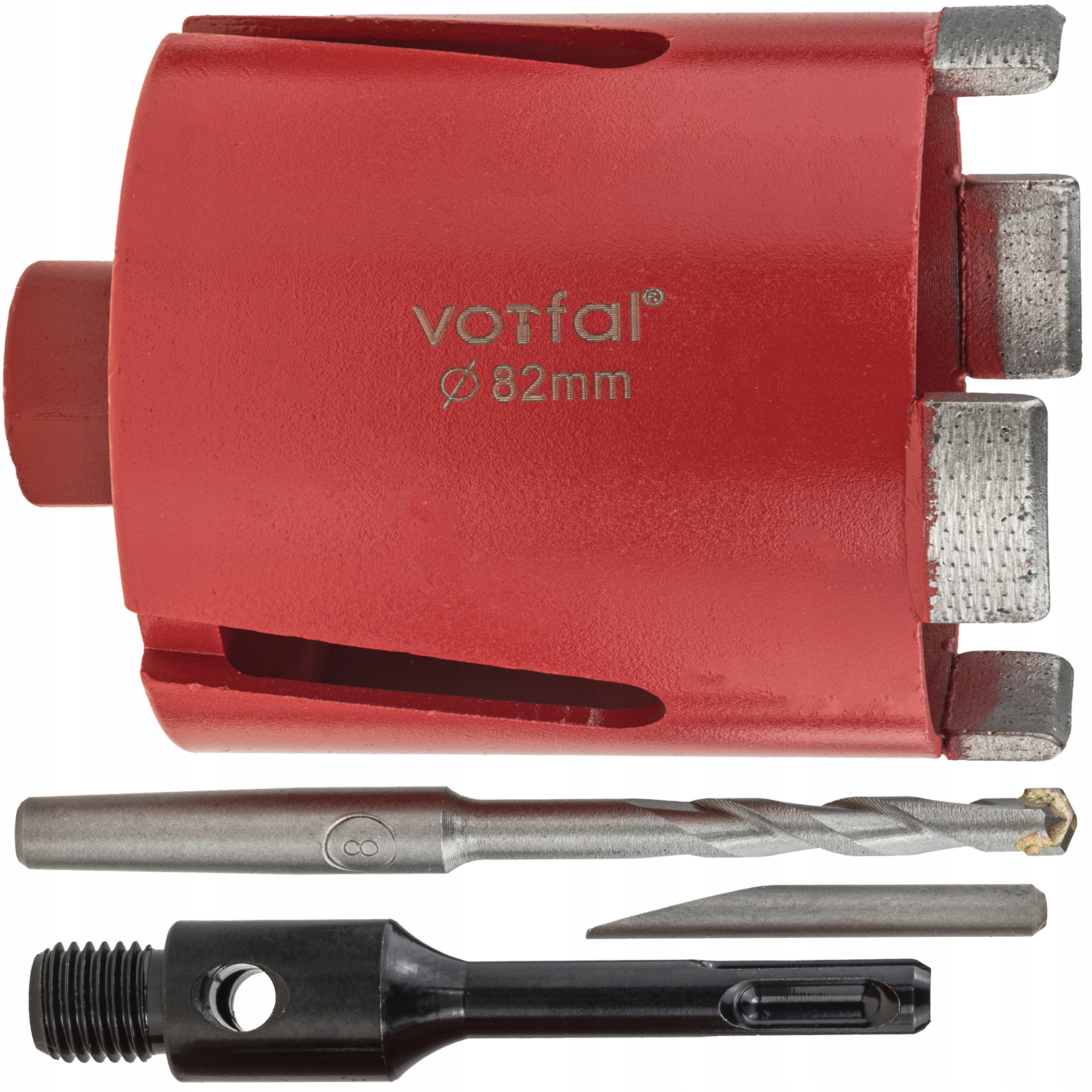 Wiertło Otwornica Diamentowa Koronka Pod Puszki Żelbetonu Betonu 82 MM M16