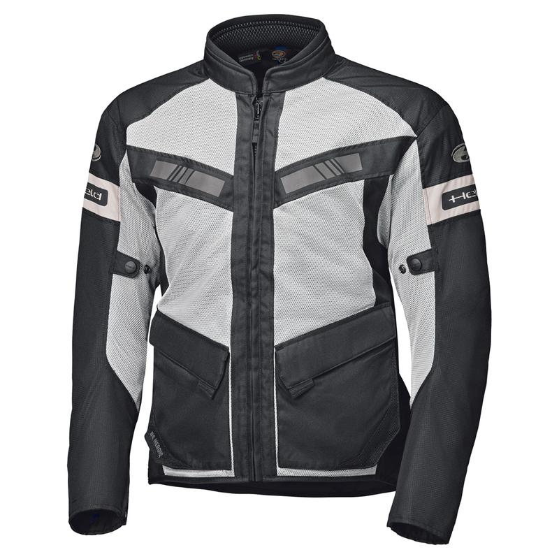 Textilná Motocyklová Bunda Held Tropic Xt Grey Čierna 3XL