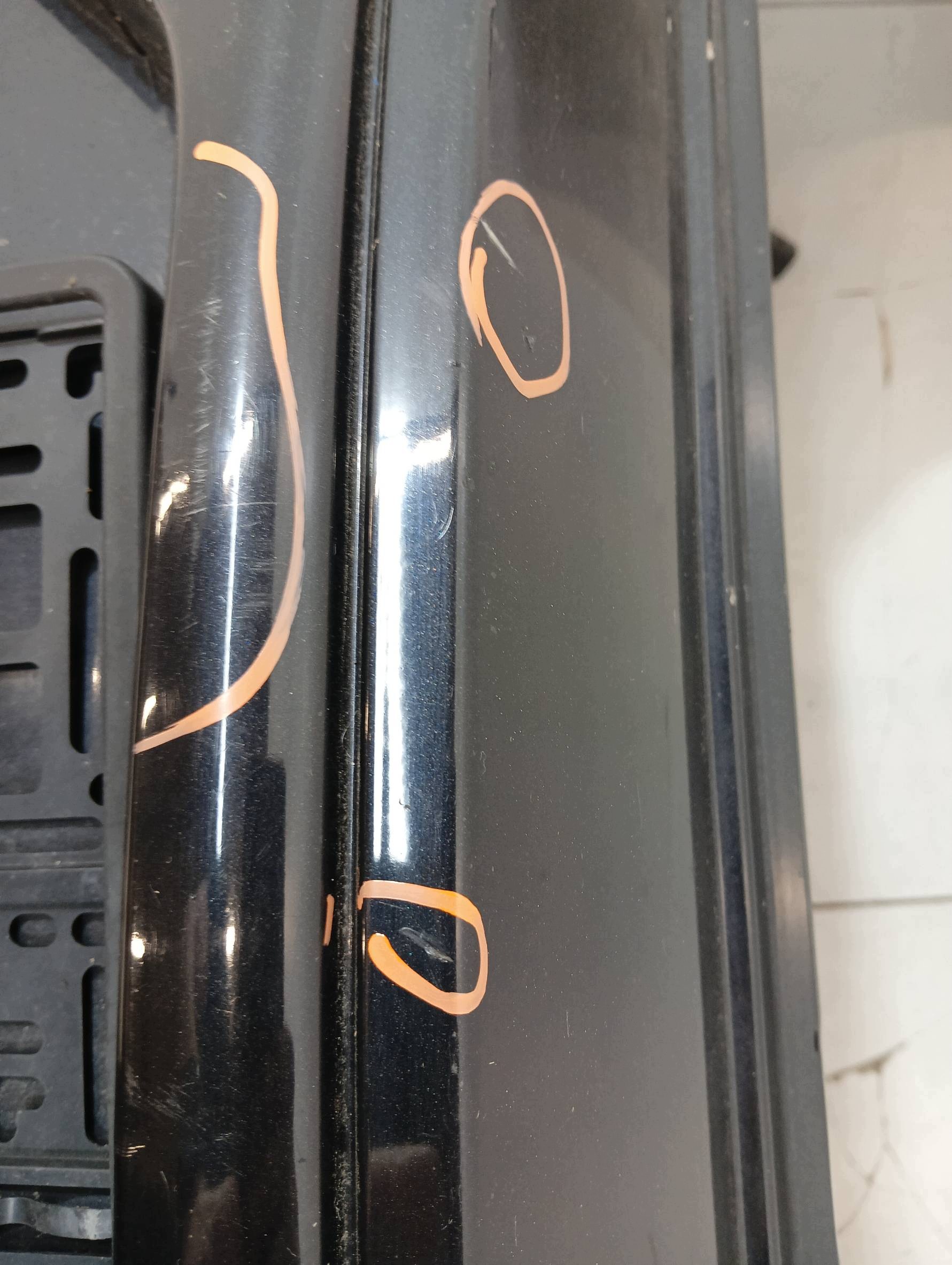 Paraurti posteriore nero Seat Altea e (2004- )