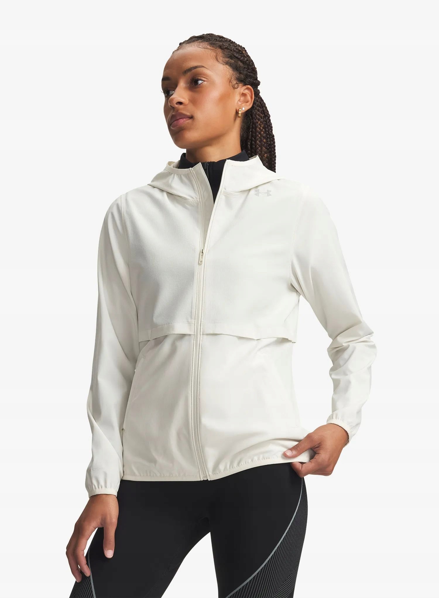 Dámská bunda Under Armour Velociti Storm Jacket písková/reflexní M