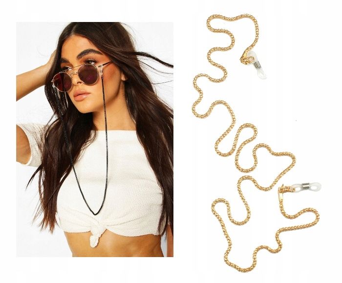 

Łańcuszek Do Okularów Złoty Chain Sunglasses