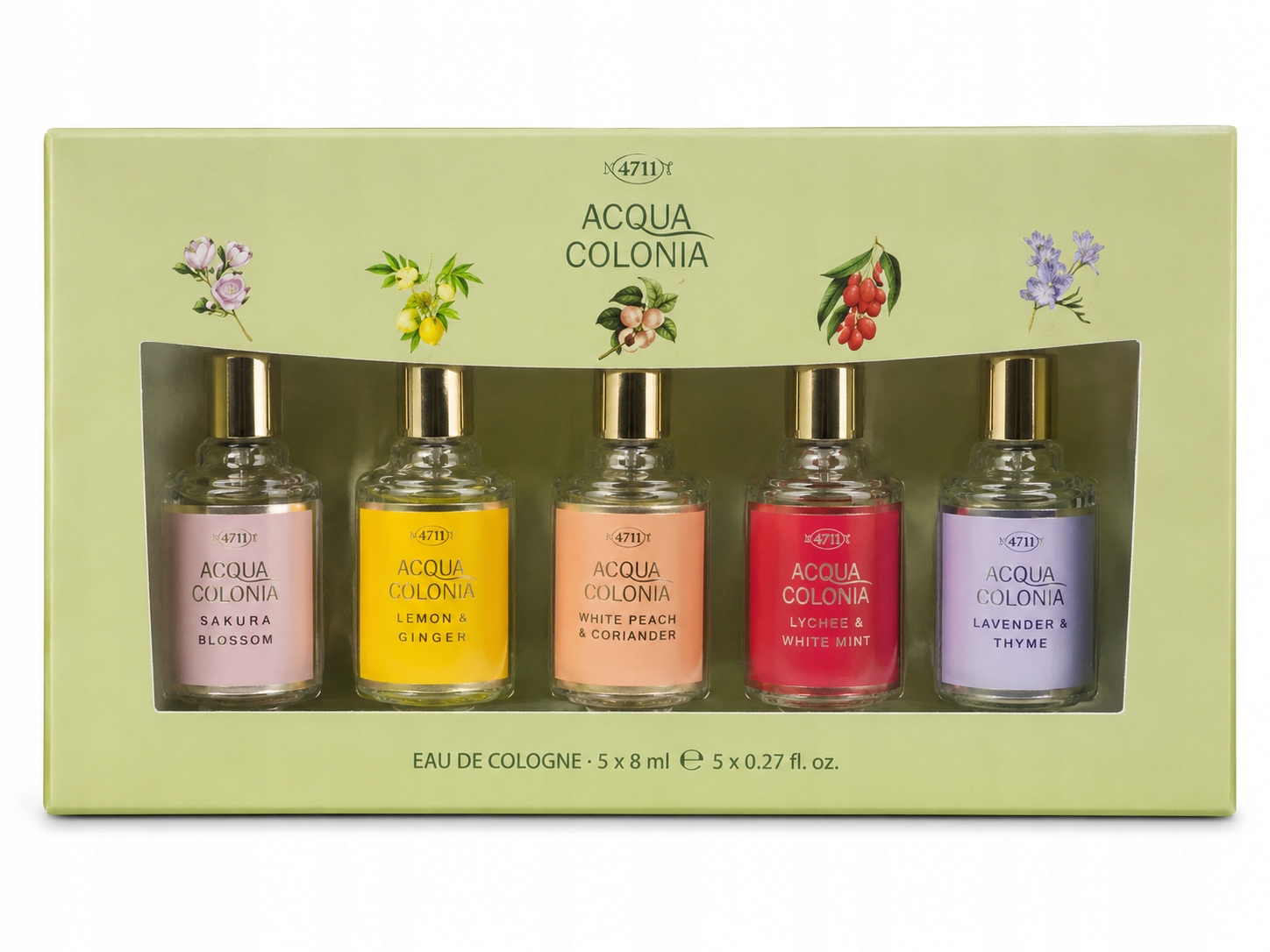 Sada mini kolínských vod 4711 Acqua Colonia 5 x 8 ml Unisex Originál od De