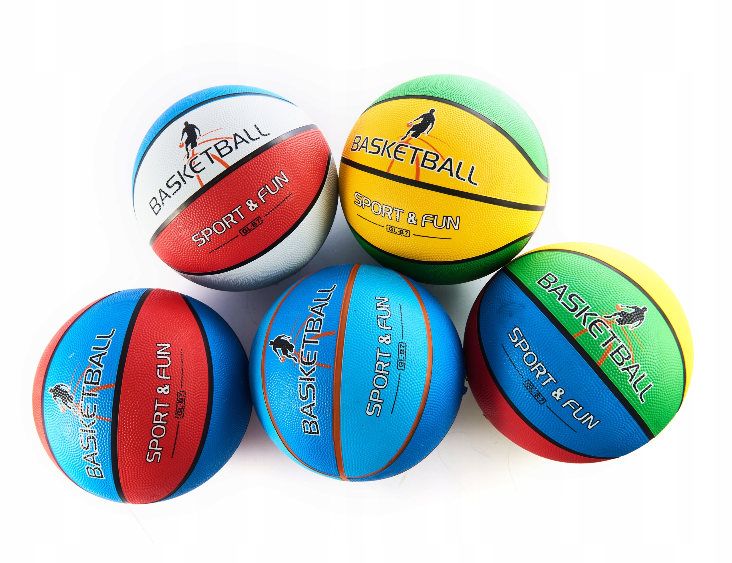 PIŁKA DO KOSZYKÓWKI SZKOLNA TRENINGOWA BASKET R. 7 RÓŻNE KOLORY + POMPKA EAN (GTIN) 5900733630817