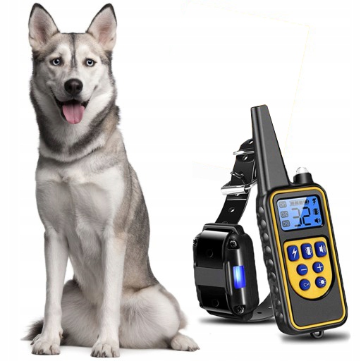 Levně Elektrický Výcvikový Obojek Pro Psa Dálkové Ovládání