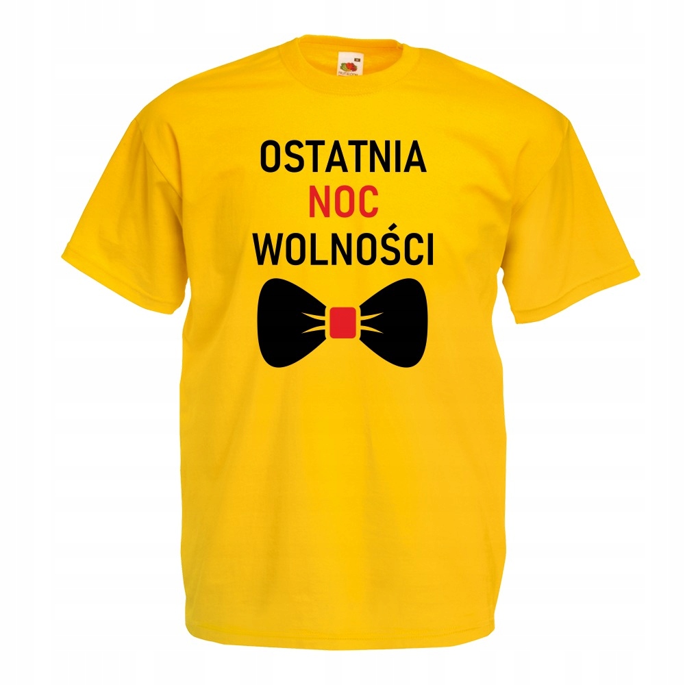 

Koszulka wieczór kawalerski M żółta