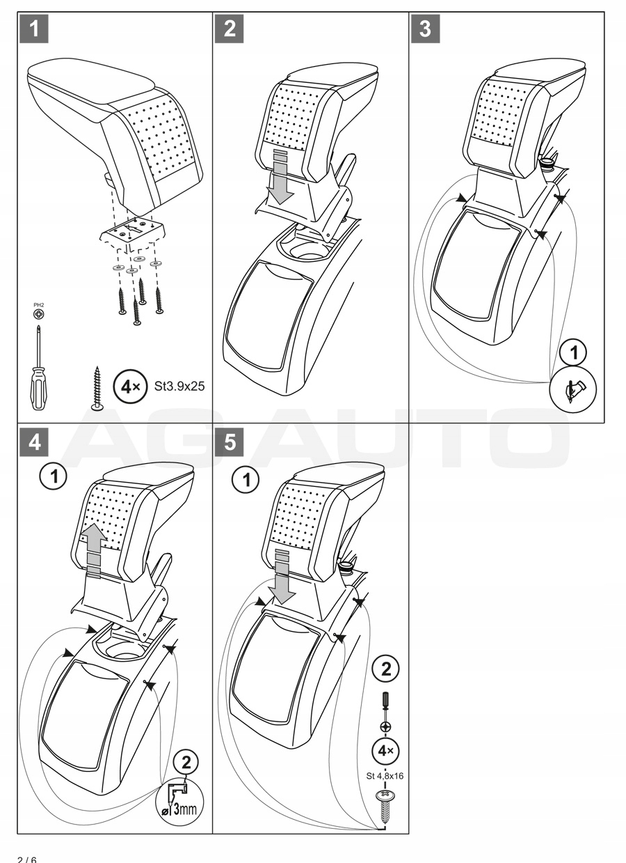 PODLOKIETNIK STANDARD Citroen C4 2004 2011 Part manufacturer Rati