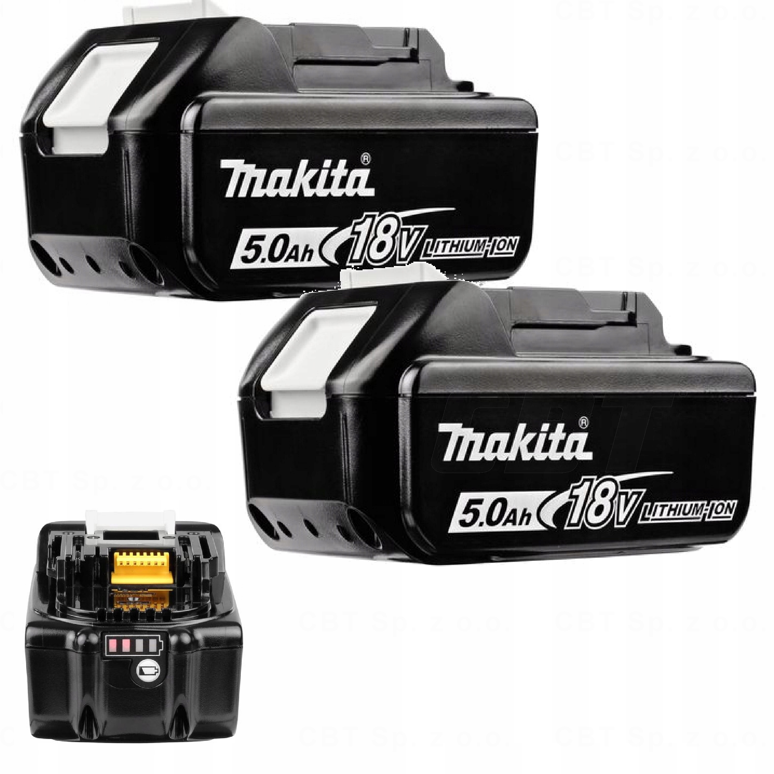 Akumulator Oryginał Makita Polska Li-ion BL1850B Bateria 18V Wskaźnik Led