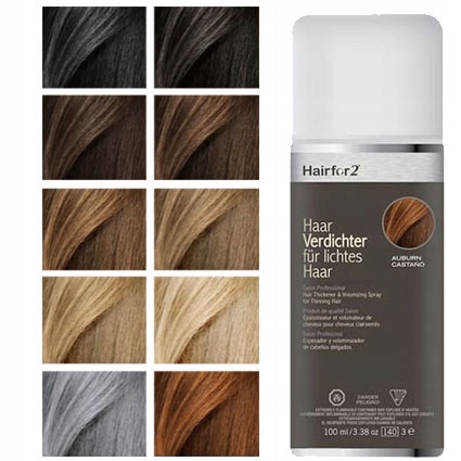 HairFor2 100 ml – Mikrovlákna ve spreji Zahušťování