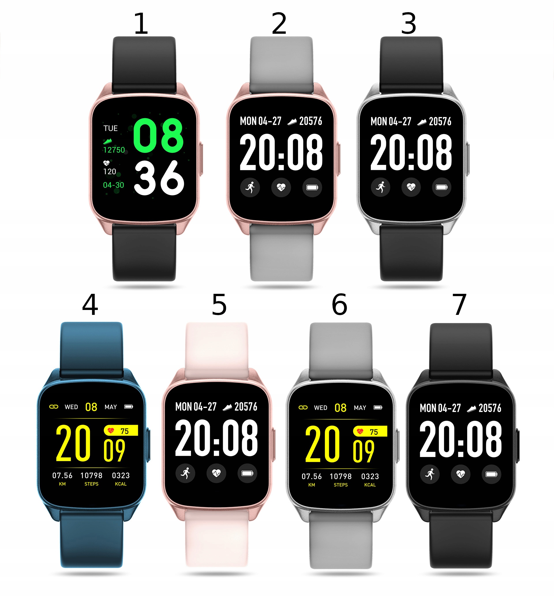 SMARTWATCH G. ROSSI TEL SMS BIEGANIE ROWER + BOX EAN (GTIN) 5900148038369