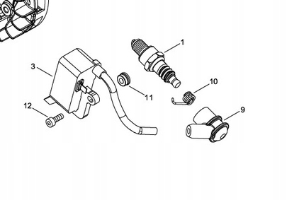 Zapaľovacia cievka pre pílu CS-2511WES/30RC Long P100-006570 Originál