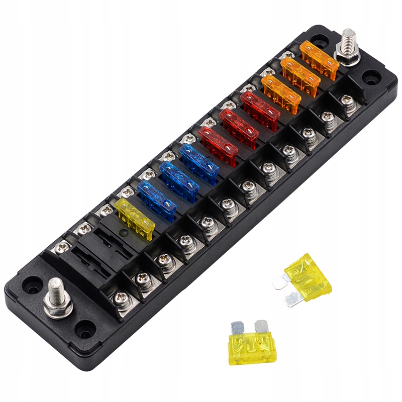 SKRZYNKA BEZPIECZNIKOW UNIVALX12 GNIAZDO OBUDOWA ZESTAW