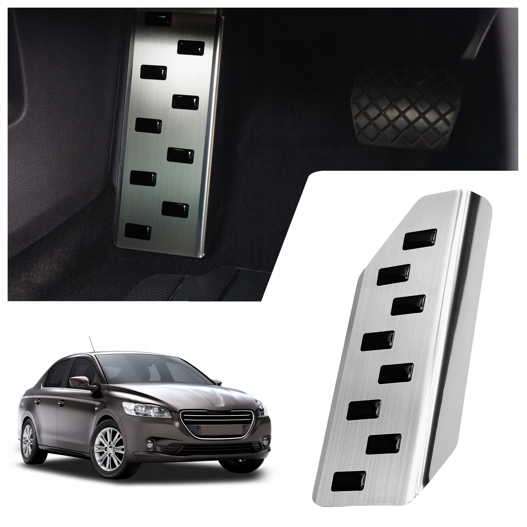 Podstupnice automobilová podnožka odpočívadla pro Peugeot 301 I 2012-2020 Sedan