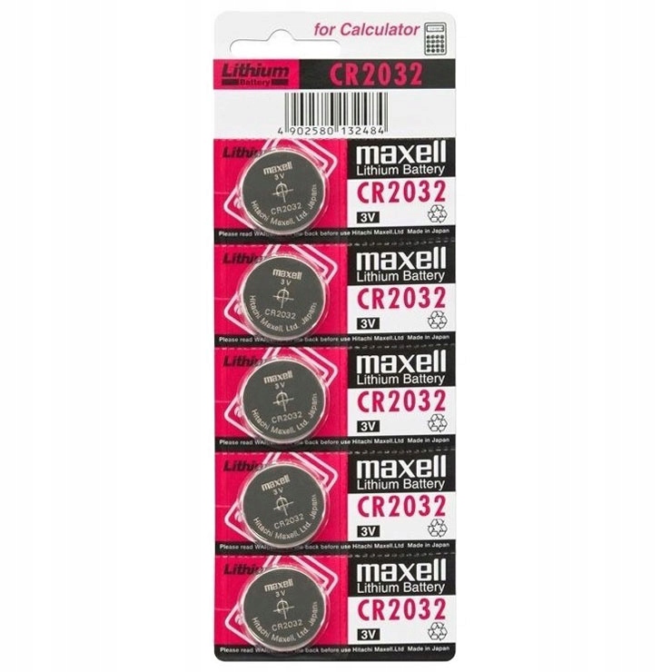 

Baterie CR2032 3V Maxell 5 szt – guzikowe – litowe