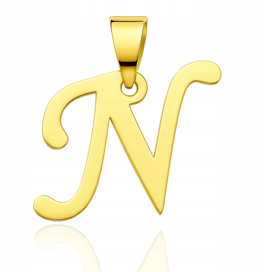 Zlatý Přívěsek Písmenko N PR.585