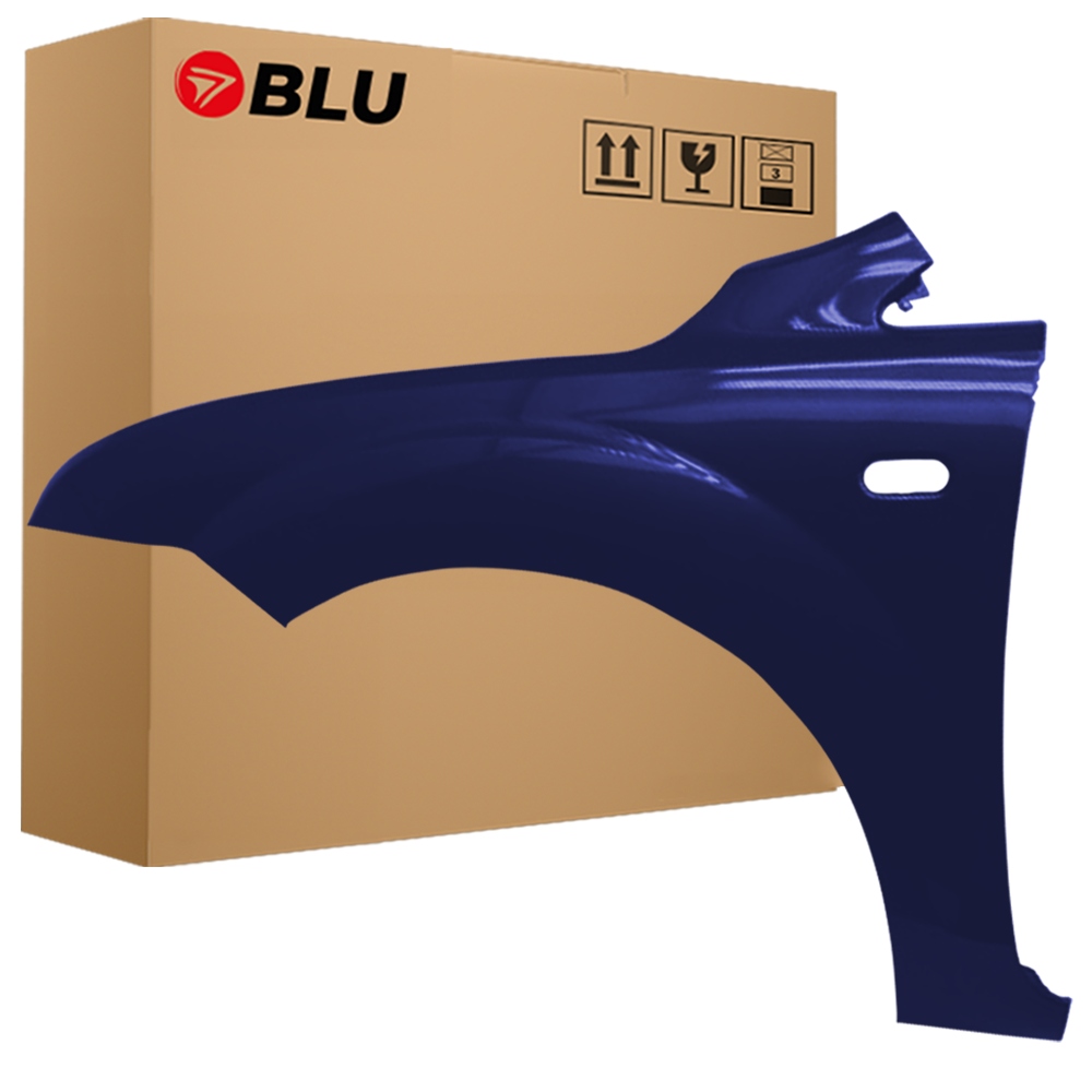 Blu Blatník Ford Focus MK2 4CWA levý modrý 04-08 přední DeepNavy