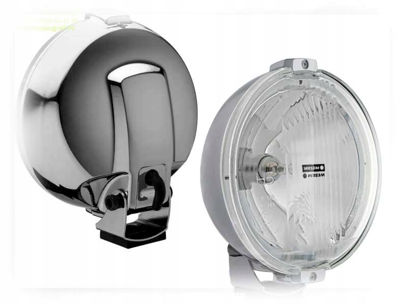 2HP - Галогени на трубі хром Дальній з кільцем