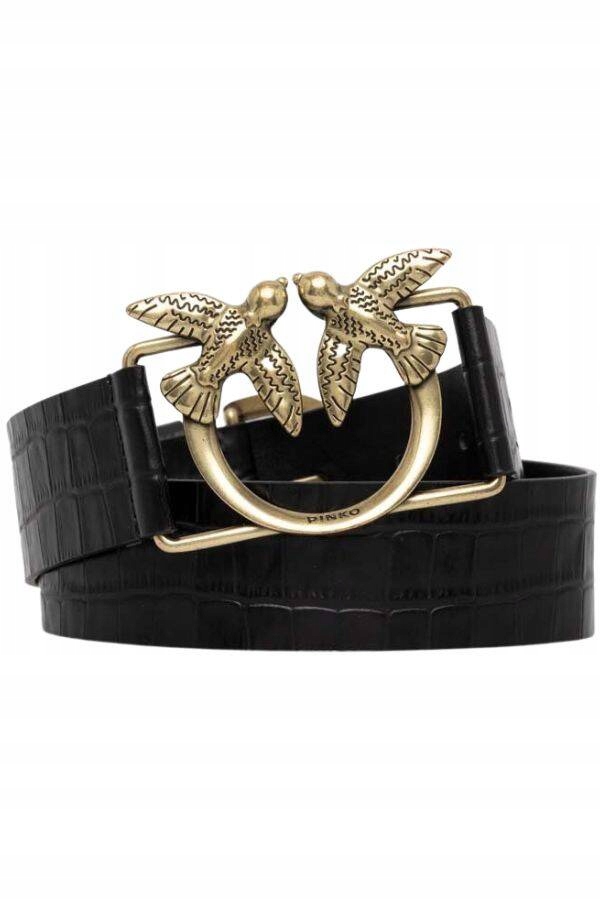 Pásek Pinko Chaval H4 PLT01 102145 Y58B Černý Xs