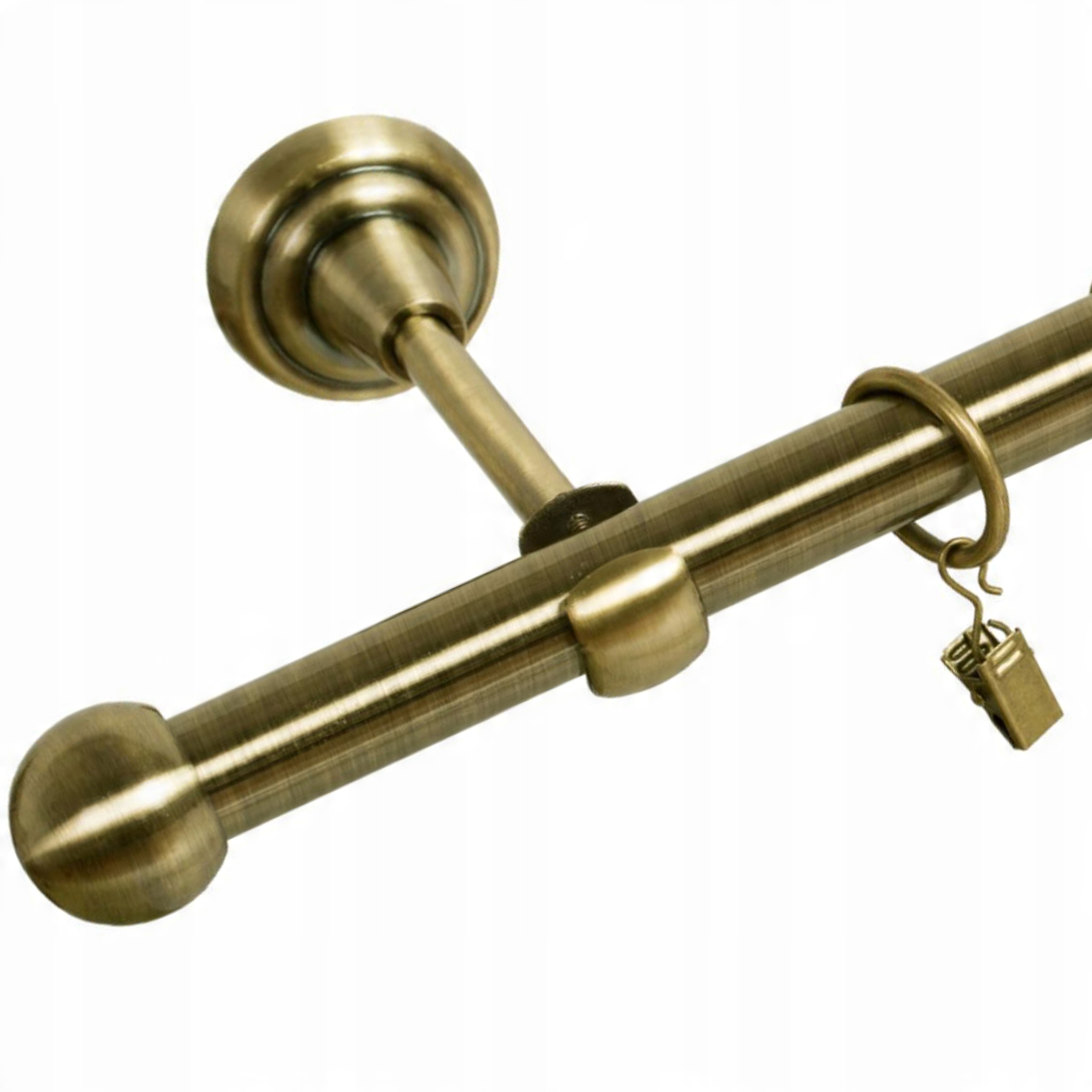 

Karnisz Metalowy Pojedynczy 19 mm 160 cm