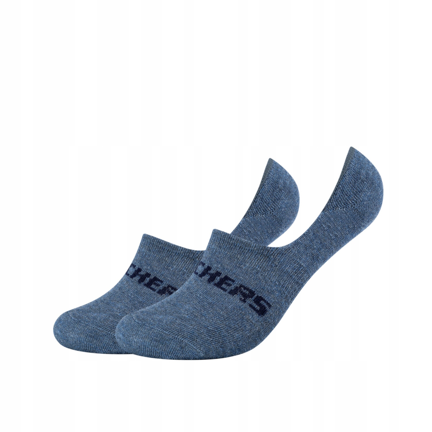 Ponožky Skechers MESH VENTILATION FOOTIES 2P modrá veľkosť 43-46