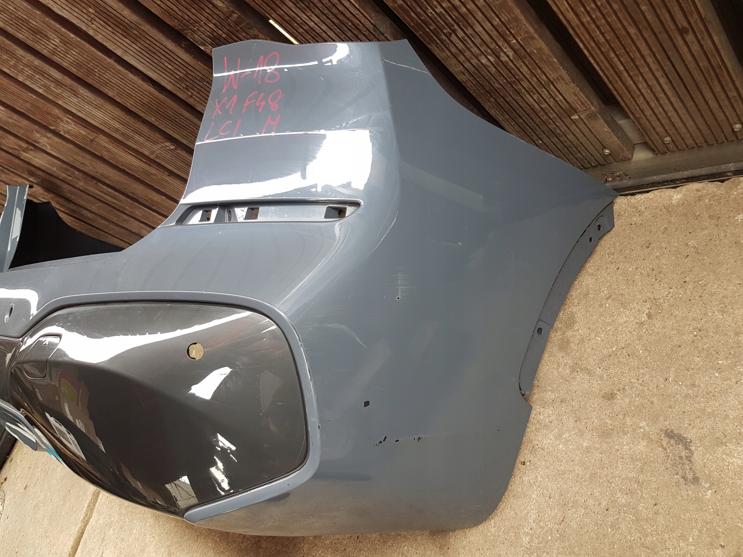 bumper rear BMW X1 F48 LCI m-packet