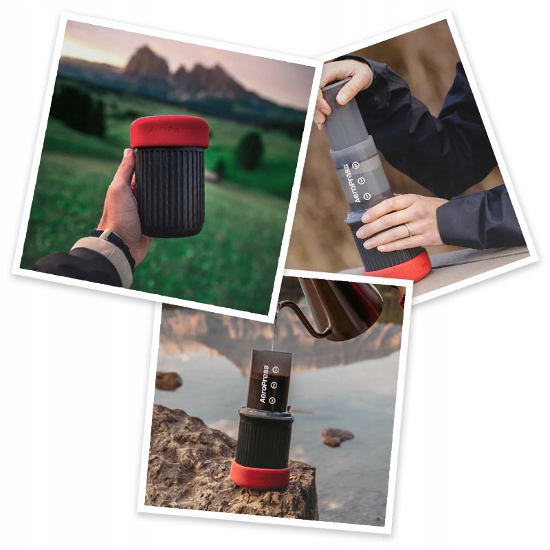 AEROPRESS GO PODRÓŻNY ZAPARZACZ DO KAWY i FILTRY - ORYGINAŁ Pojemność 237 ml