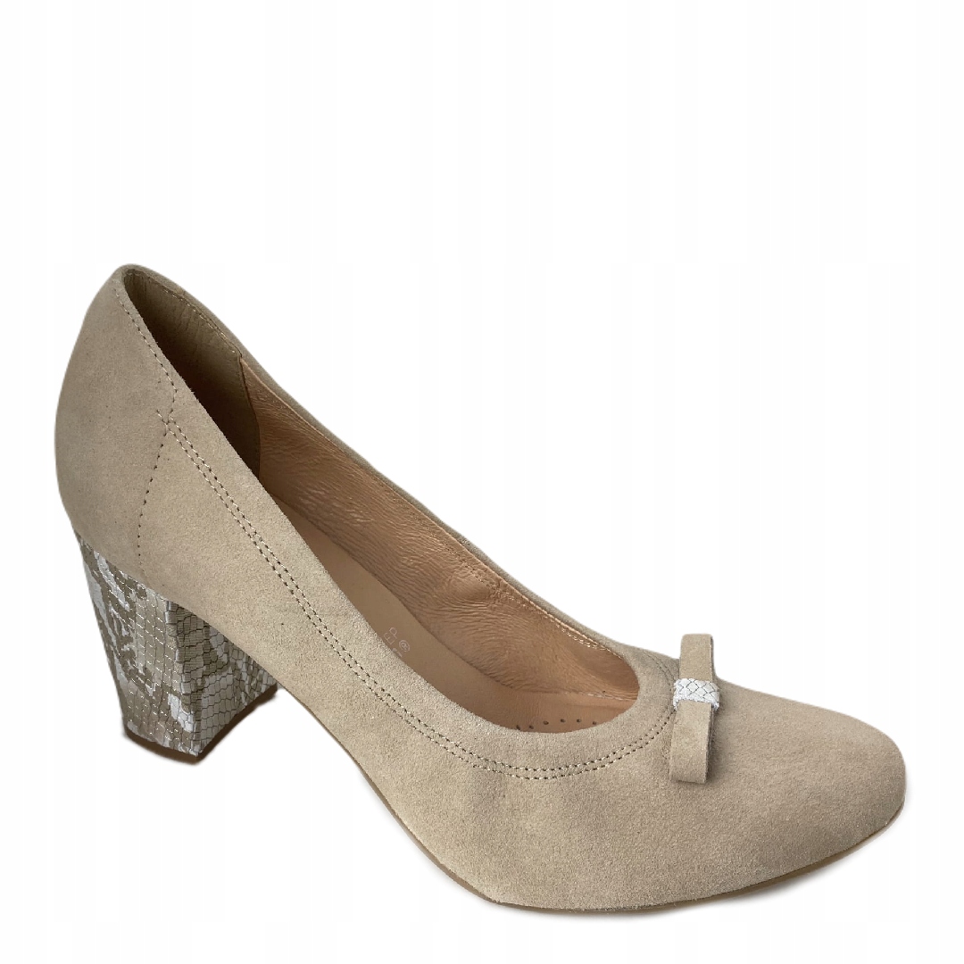 Dámské lodičky Arka Bioeco 5935/2100/2079 béžová 39, Béžová