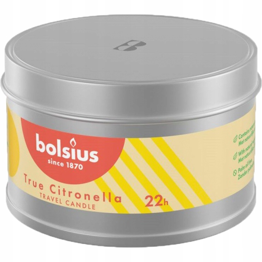 

Bolsius Świeca w Puszce 49/80 True Citronella
