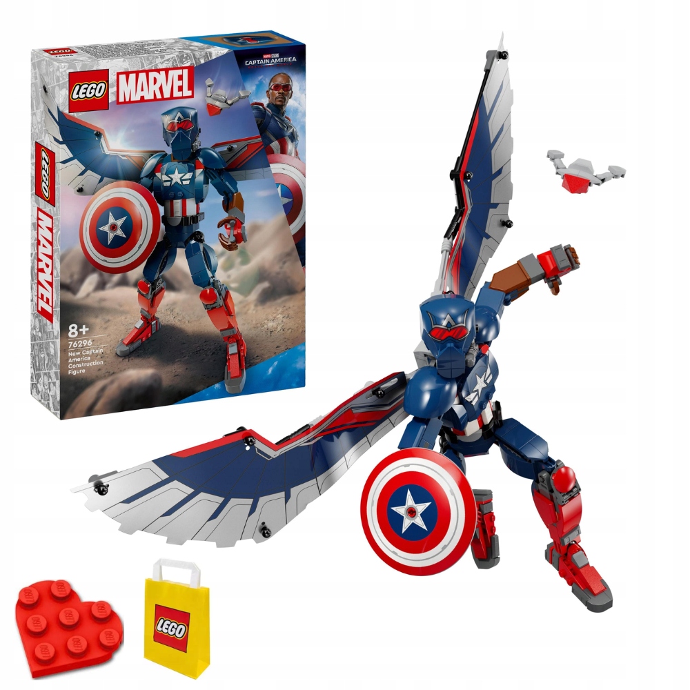 Lego Heroes Marvel 76296 Figurka nového Kapitána Ameriky