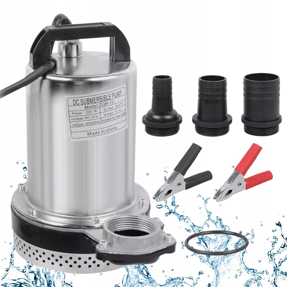 Čerpadlo 8000 L/h Pro Špinavou Vodu, Ponorné, Ponorné, Ponorné Čerpadlo