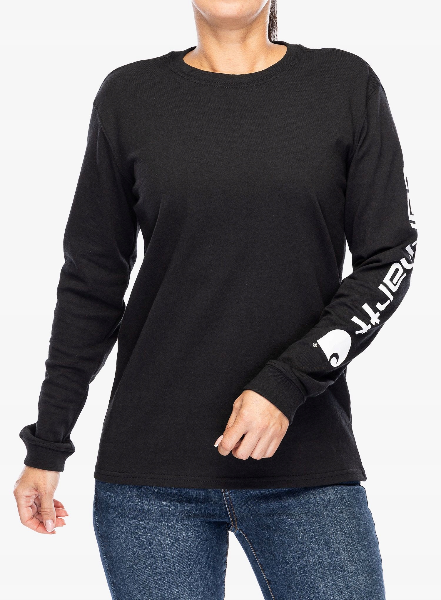 Dámská halenka s dlouhým rukávem Carhartt Workwear Logo L/s černá L