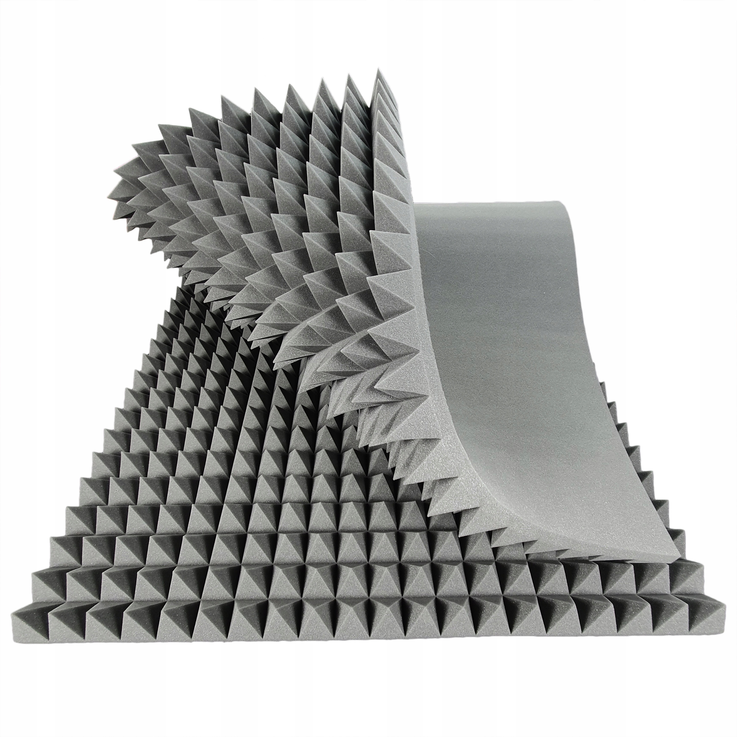 Akustická pěna Piramidka 8 cm tlumící podložka 200 x 100 2 m2