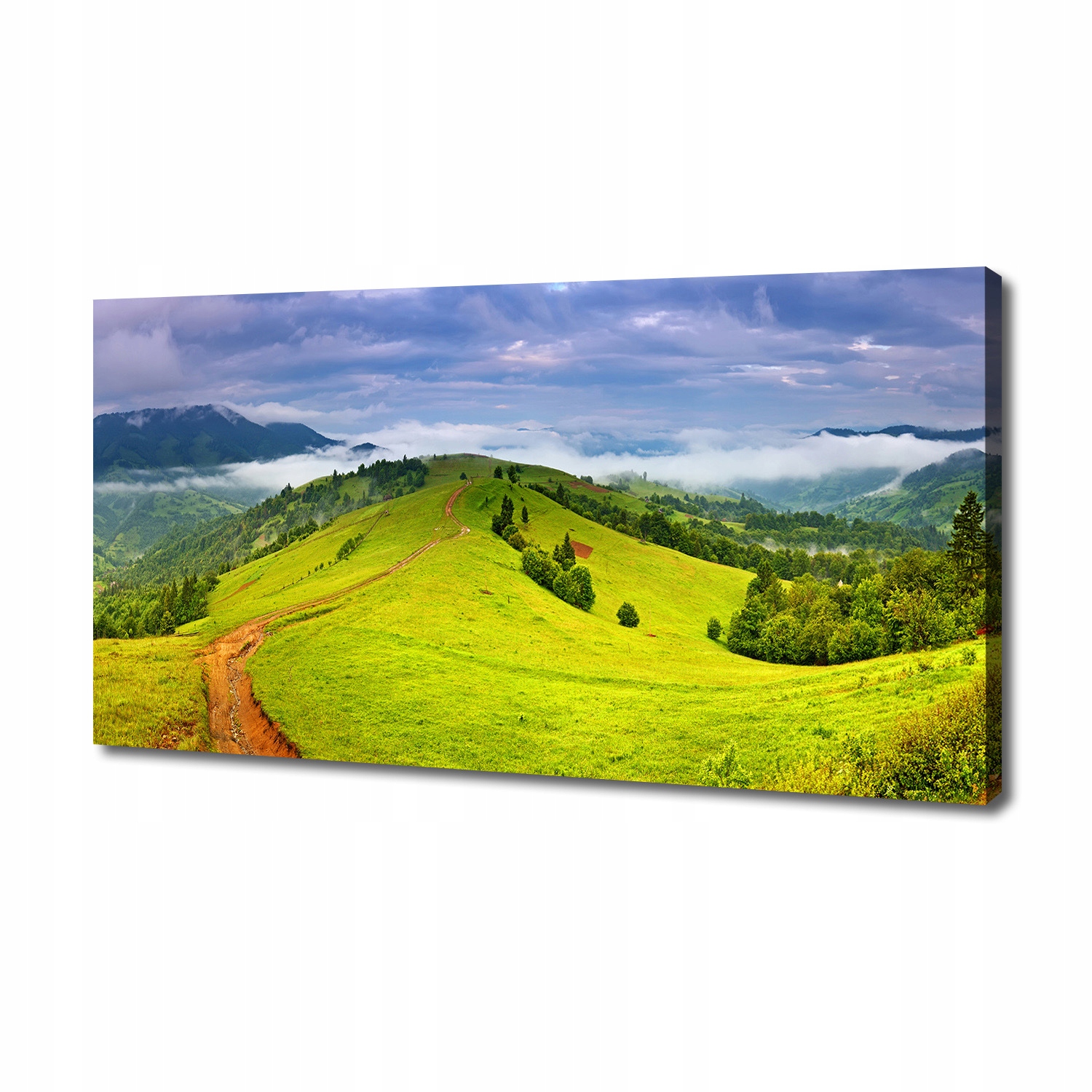 

Foto obraz na płótnie Zielone wzgórza 140x70 cm