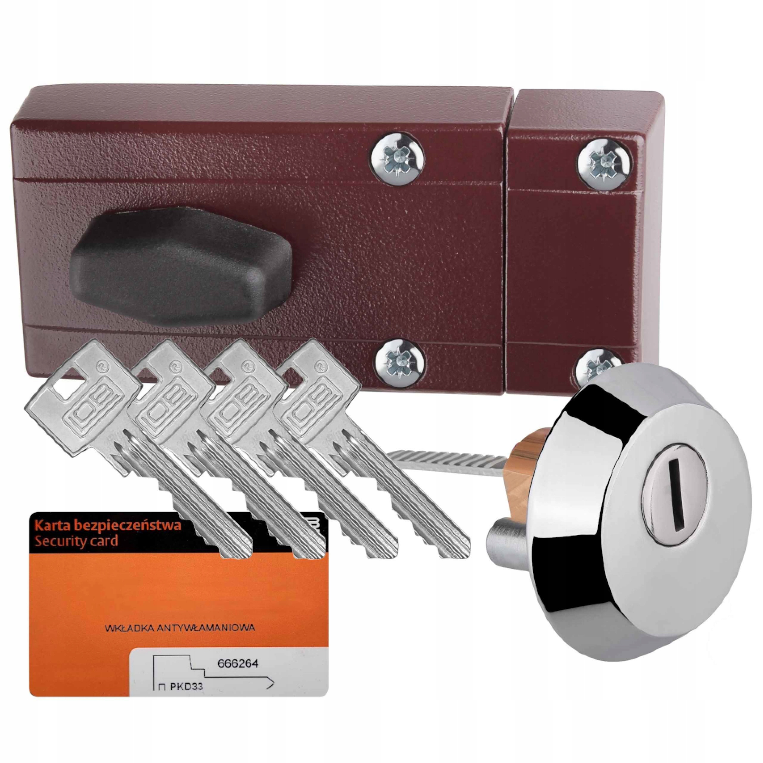 povrchový zámek Lob TC11 Taurus hnědý