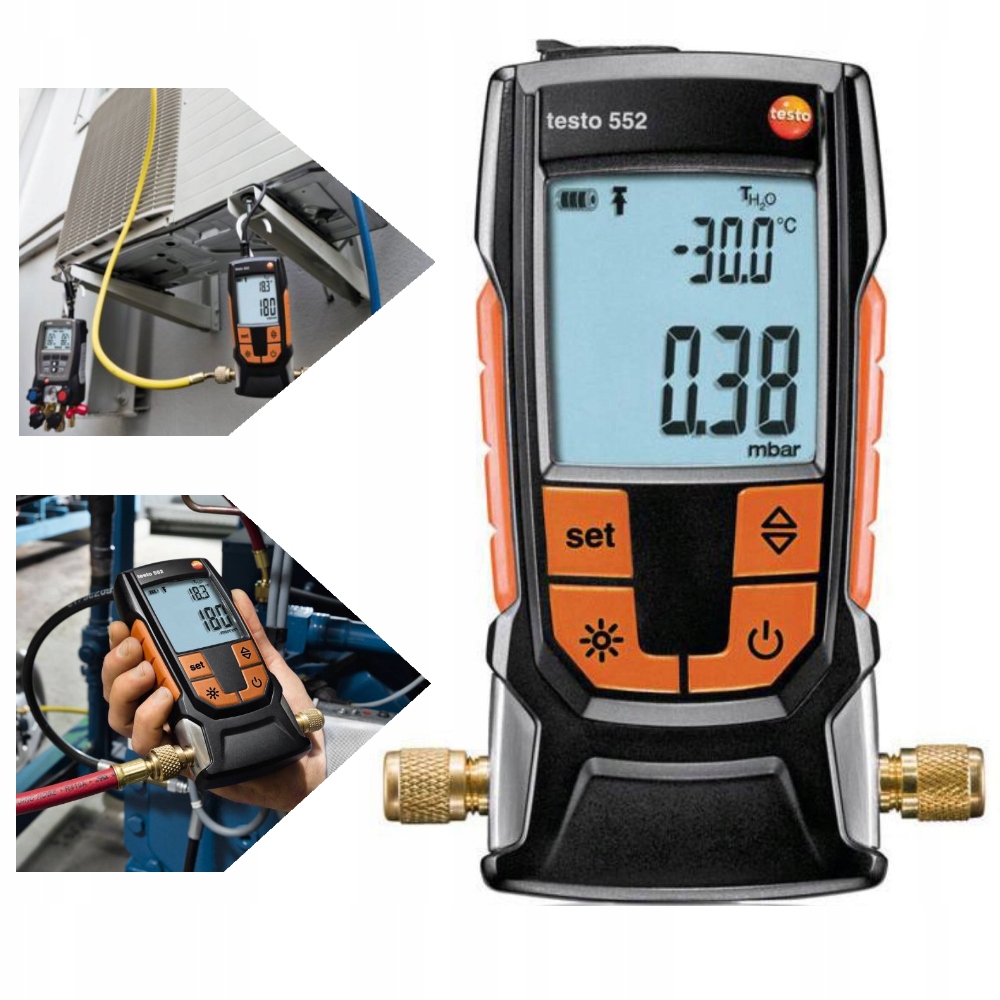 

Próżniomierz Wakuometr Cyfrowy Testo 552 Bluetooth