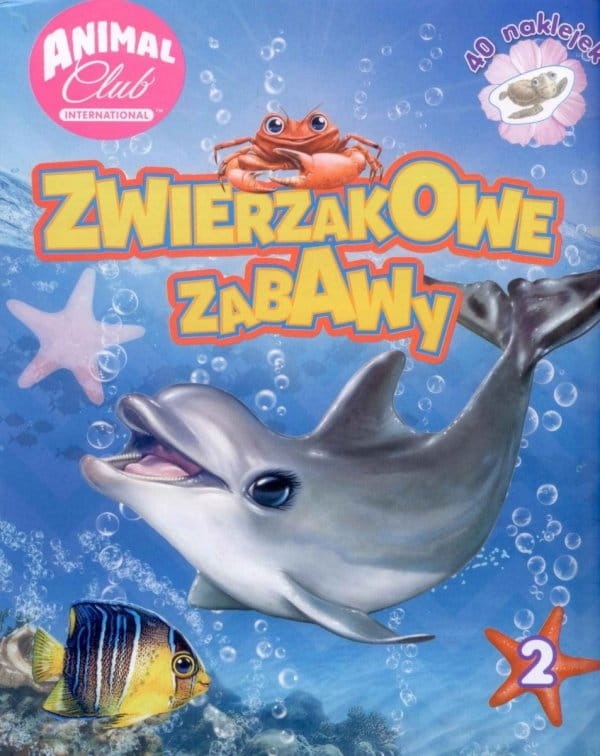 Zwierzakowe Zabawy nr 2 Animal Club 40 naklejek
