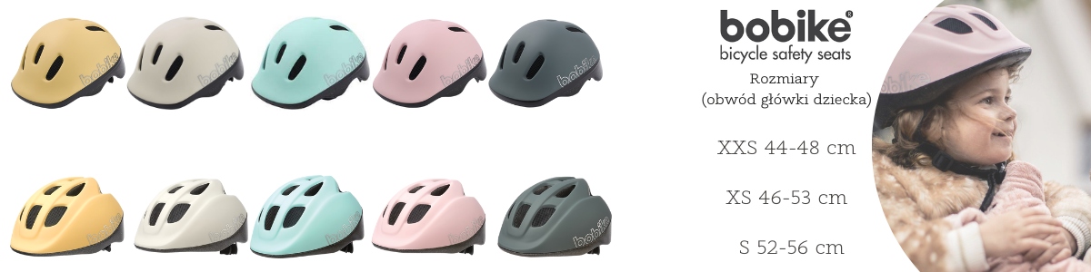 BOBIKE KASK ROWEROWY DLA DZIECI GO ROZMIAR XS 46-53CM KOLOR MINT Waga produktu z opakowaniem jednostkowym 0.15 kg