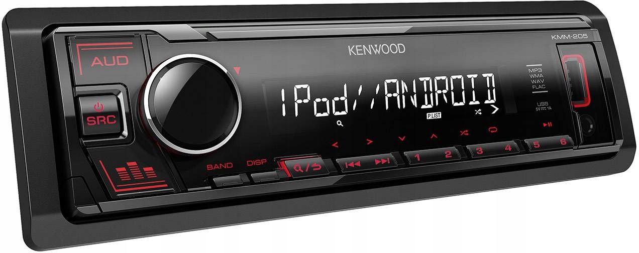 Kenwood KMM-205 Radio Samochodowe Usb MP3 Aux iPod