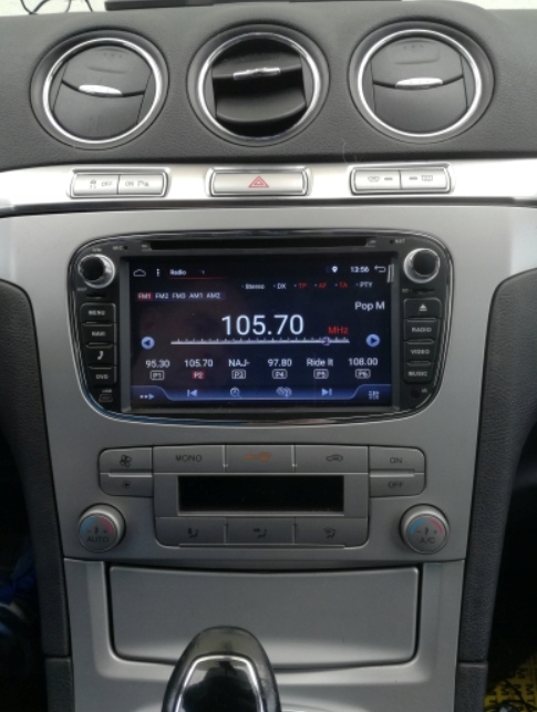 RADIO ANDROID FORD MONDEO FOCUS GALAXY S-MAX DSP! Rodzaje odtwarzanych nośników karta microSD płyta CD płyta DVD USB