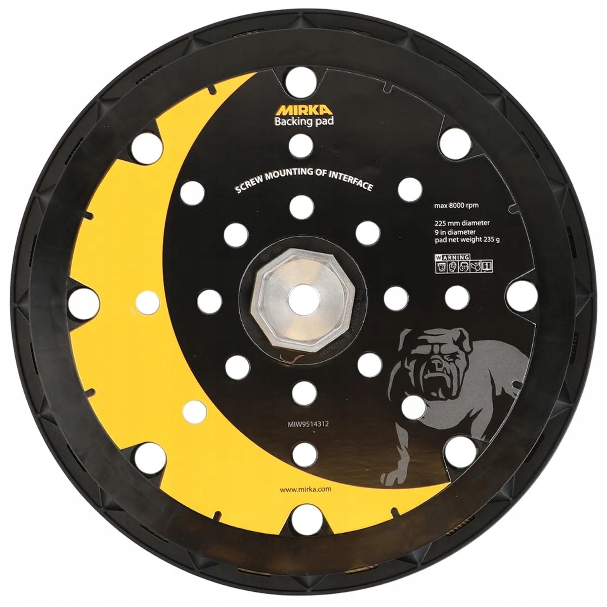 Tarcza, nakładka 225mm do szlifierki Leros 25h twarda MIW9514312 Mirka