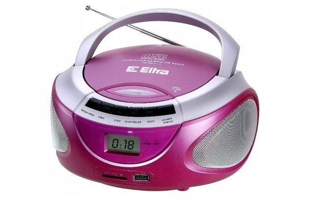 Radioodtwarzacz Eltra CD98 różowy
