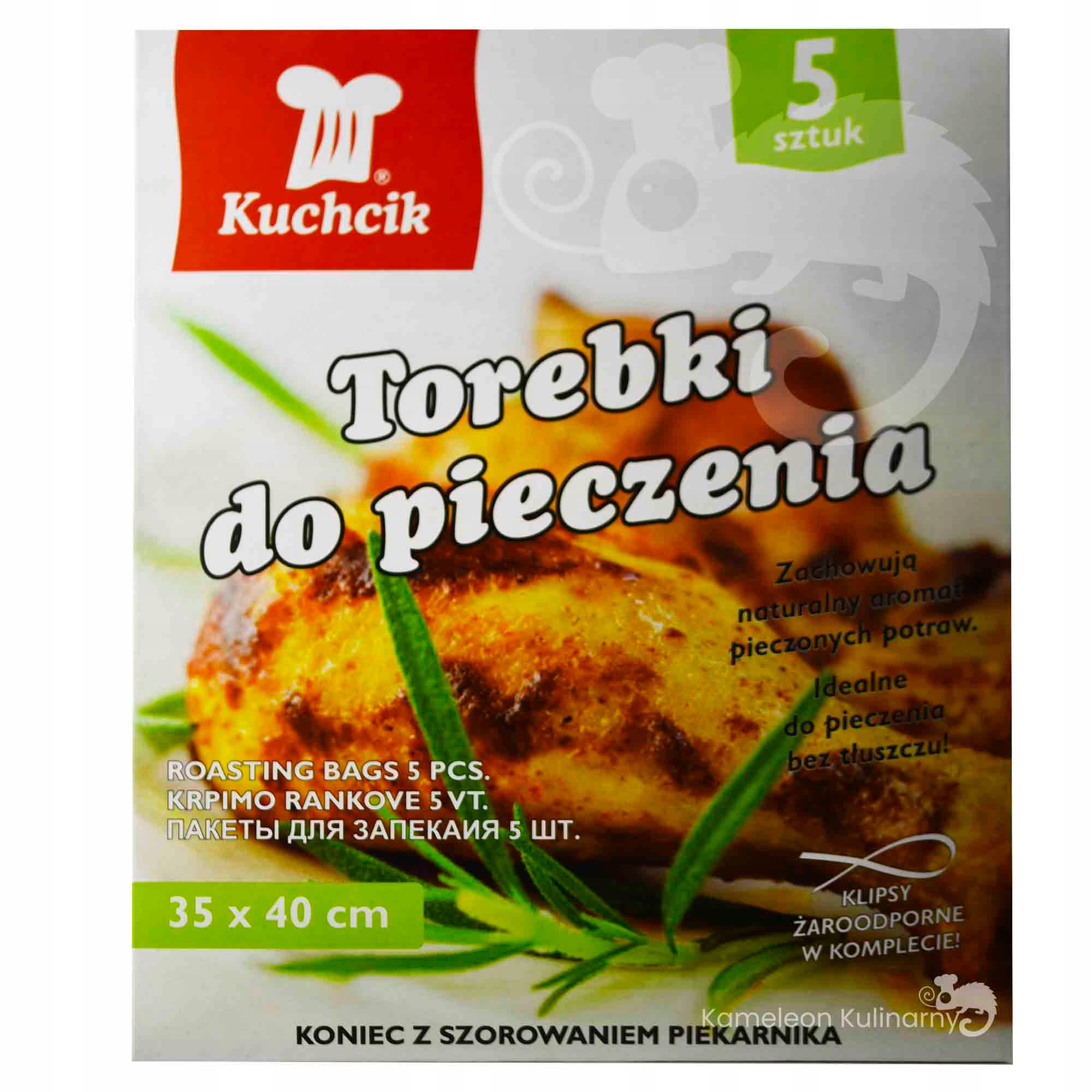 

Torebki Woreczki Rękaw Do Pieczenia 35x40 cm 5 szt