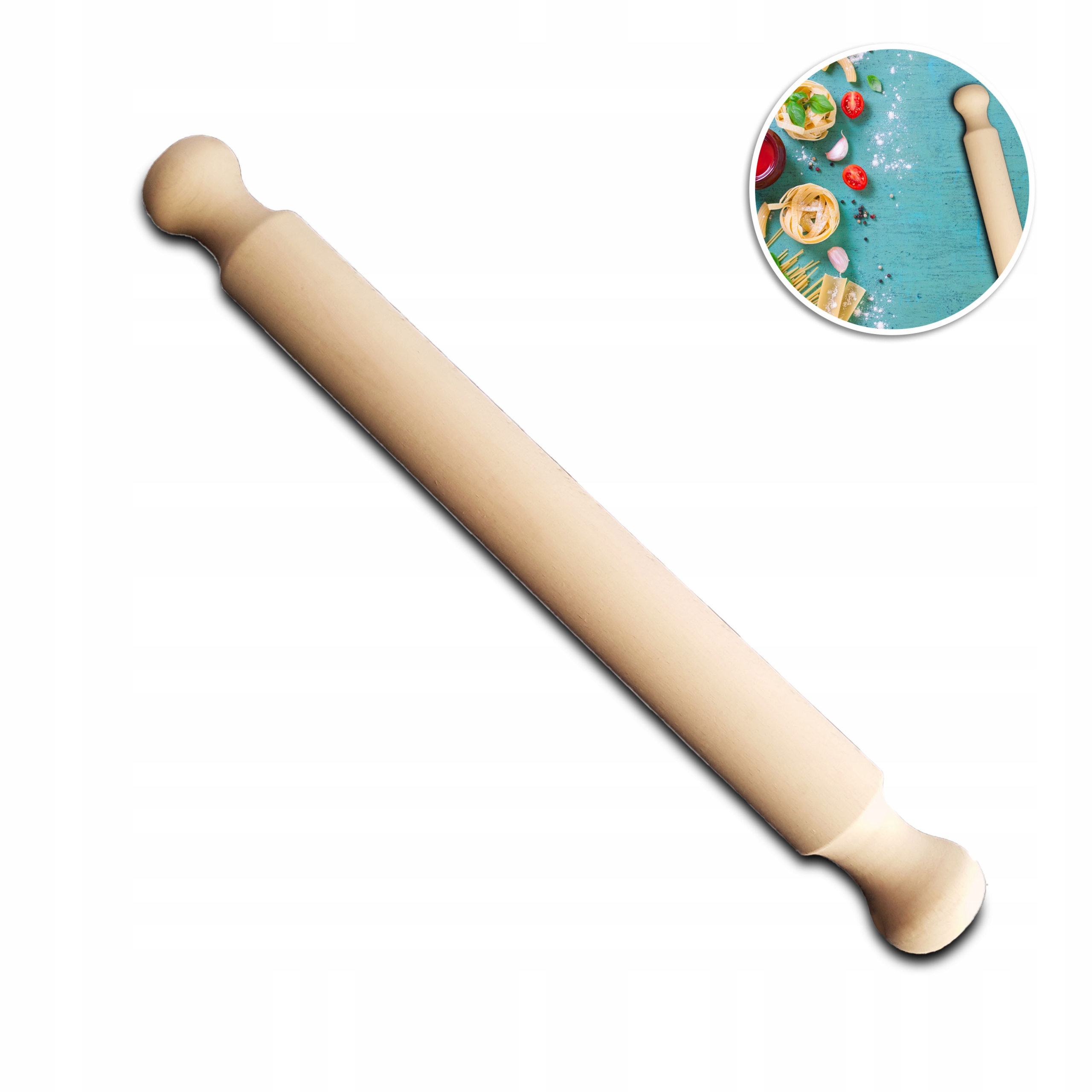 

Wałek Do Pizzy Drewniany Do Formy Blachy 40cm Eko
