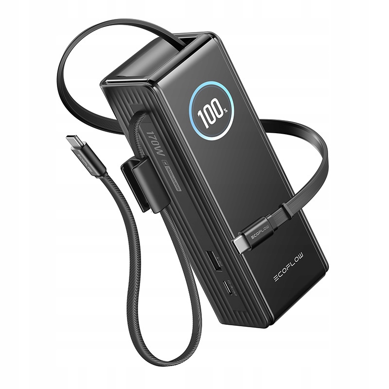 Powerbank Ecoflow Rapid 25000 mAh 170W S Vstavanými Usb-c Káblami