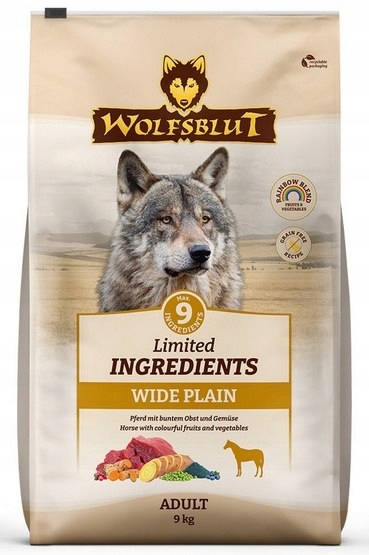 Levně Wolfsblut Dog Limited Ingredients Wide Plain konina a batáty 9kg