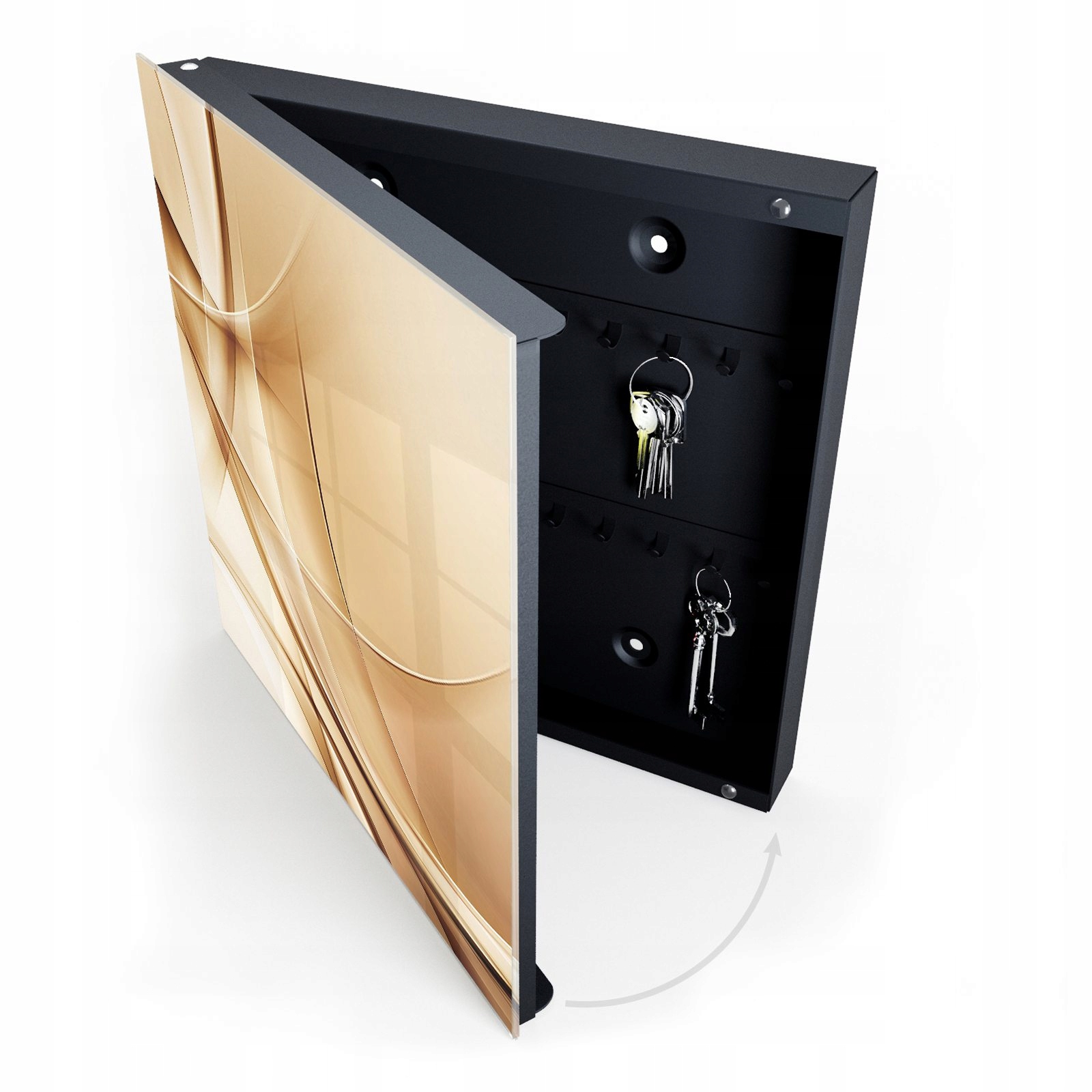 designerska skrzynka na klucze nowoczesny styl Szerokość mebla 30 cm
