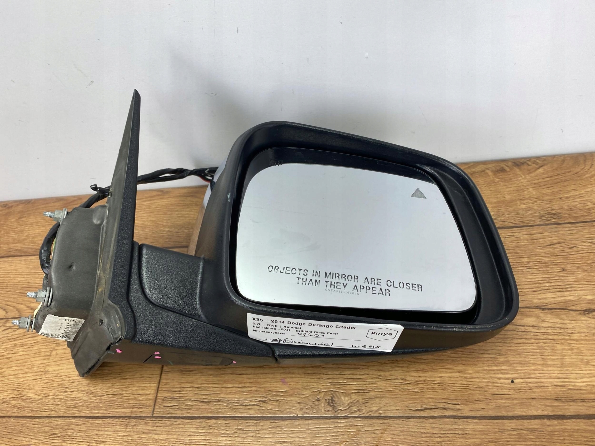 mirror exterior right chrom 12 PIN 6 + 6 Dodge Durango 2014+ USA