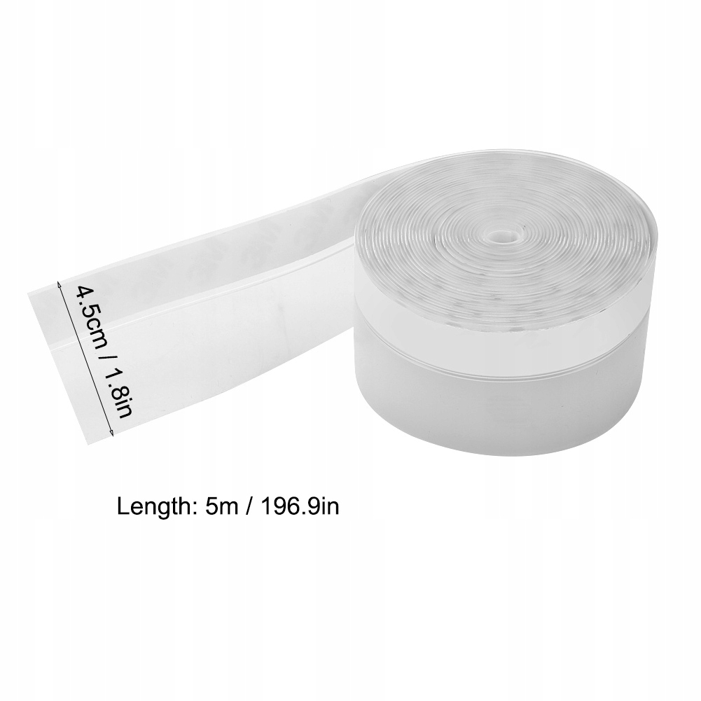 TAŚMA SILIKONOWA USZCZELNIAJĄCA DRZWI OKNA 45MM Stan opakowania oryginalne