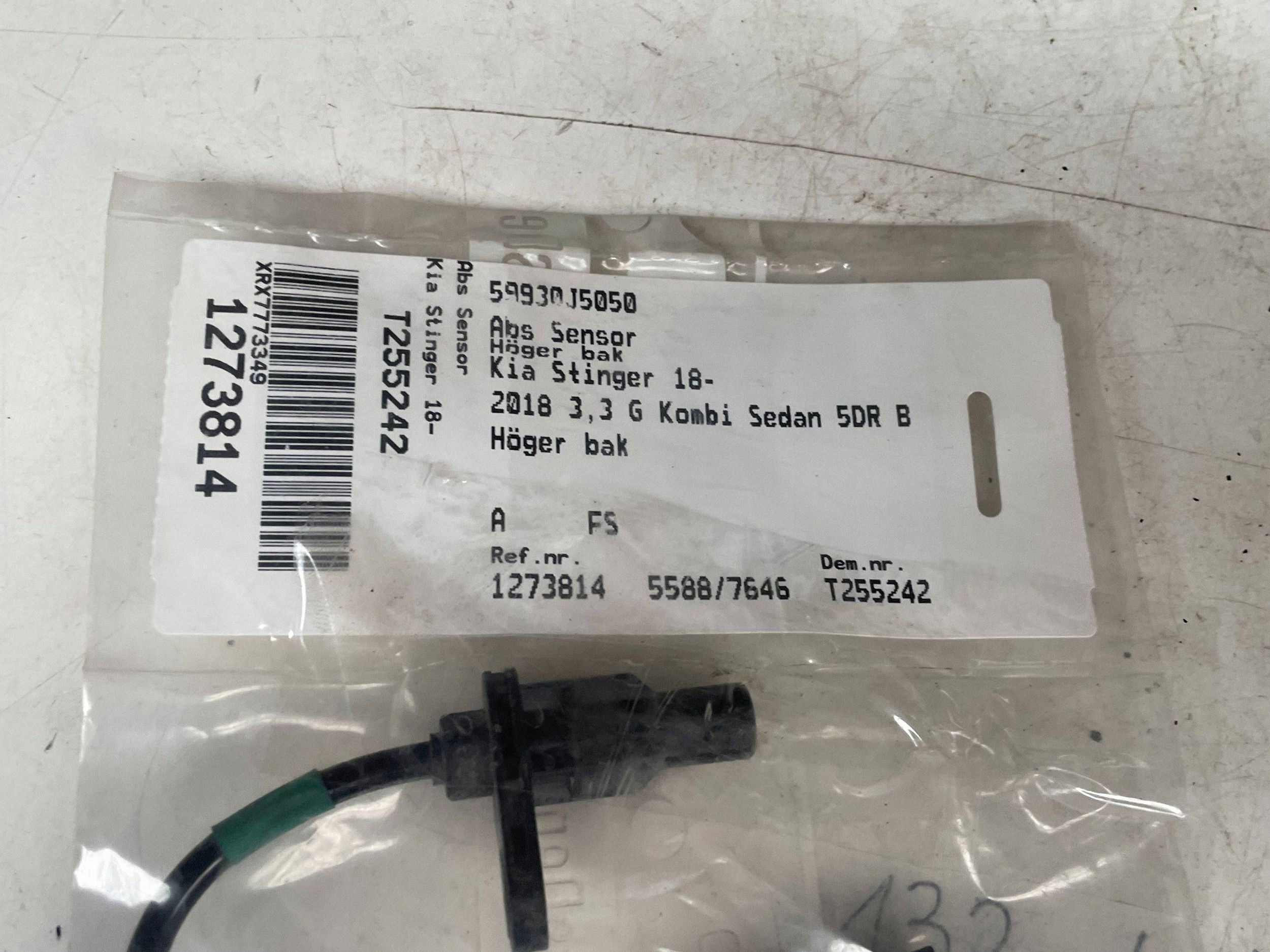 sensor PREDKOSCI wheels ABS right rear part KIA STINGER 59930-J5050 @M