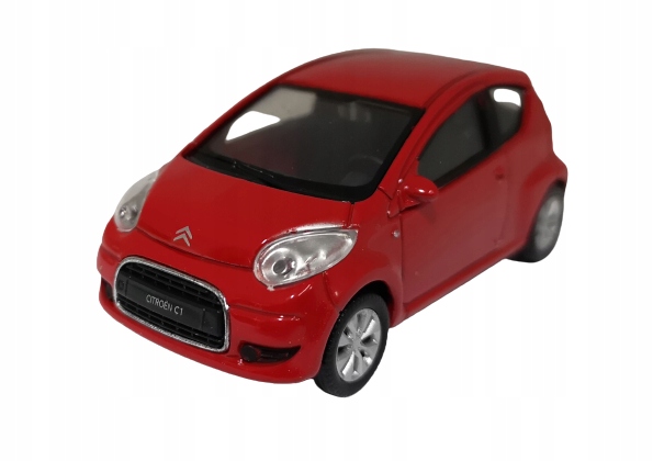 

Welly 1:43 Model metalowy Citroen C1 Czerwony